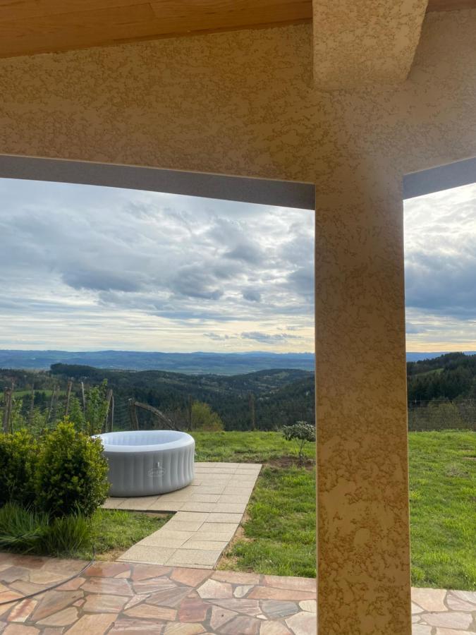 Villa Vue Panoramique & Jacuzzi Prive Saint-Hilaire  Exterior foto